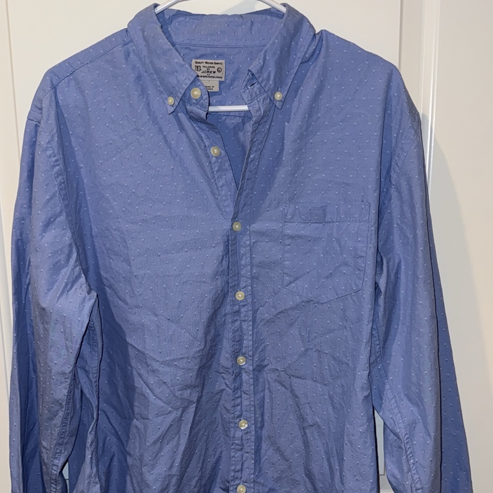 J. Crew Blue Button-Down Shirt